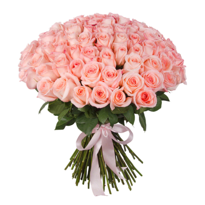 Букет из 101 розовой розы – символ бесконечной нежности Ижевск Удмуртская Республика